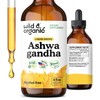 Wild & Organic Ashwagandha Drops - Mood Support Supplement w/Ashwagandha