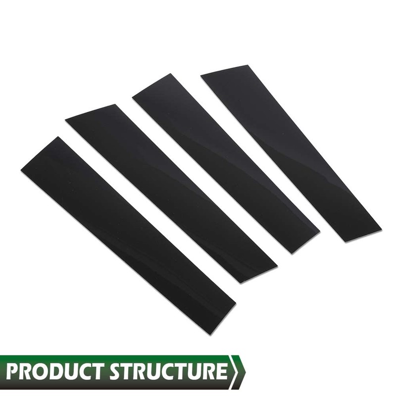 GRAND ORANGE Door Window Pillar Posts Trim Molding Compatible with