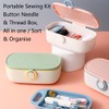Portable Sewing Kit with Storage Box, Basic Sewing Accessories for
