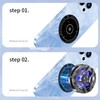 Mobile Phone Cooler Multifunctional Magnetic Semiconductor 3 Levels Adjustable 5500rpm