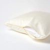 HOMESCAPES 1000 Thread Count Egyptian Cotton Cream 80 x 80