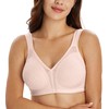 Lemorosy Women's Comfort Full Cup Unpadded Without Underwire Classic Bra,