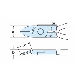 室本鉄工 メリー 160FW-125 極薄刃ハイプラニッパ