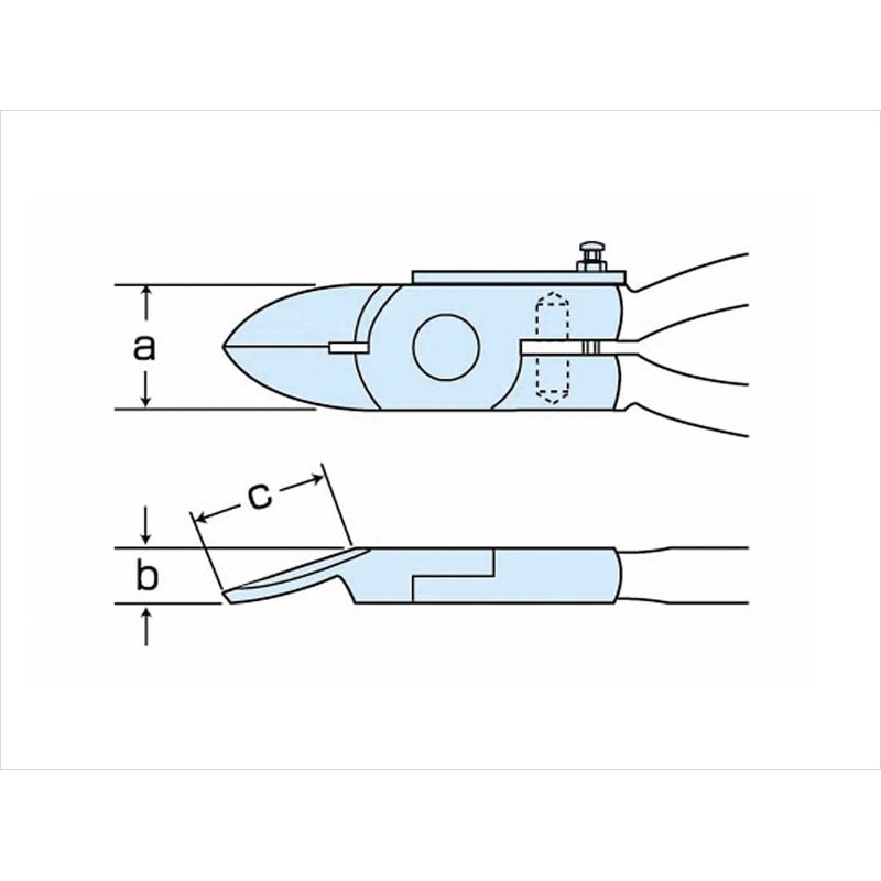 室本鉄工 メリー 160FW-125 極薄刃ハイプラニッパ