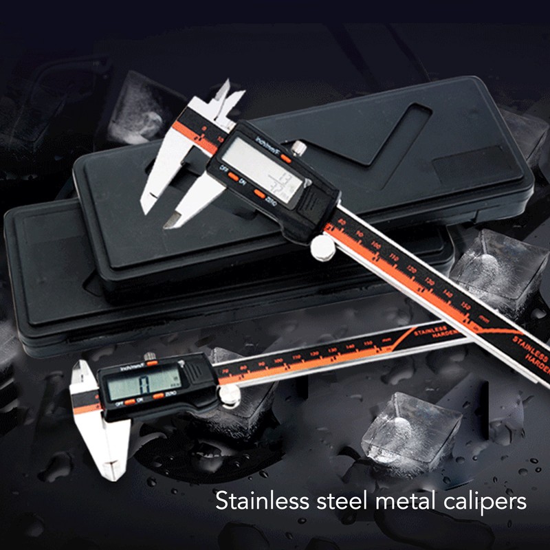 Electronic Vernier Caliper Stainless Steel 0‑150mm LCD Screen Digital Caliper