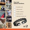 MODL Infinity Tool™ 2.0 Modular Straps (4-Pack) - Flexible Multi-Tool,