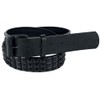 Black Premium by EMP Unisex Black Rivet Belt, black