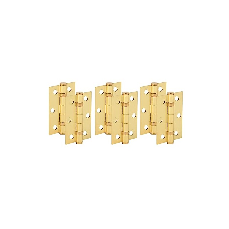 HANDLEZONE® Door Hinges 3 Pairs 76mm / 3 inch Ball