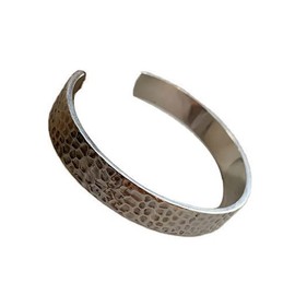 Women's Bracelet, 925 Sterling Silver Bangle Vintage Solid Handmade Hammered Wide Unique Cuff Bangle Adjustable Open Amulet Bracelet for Men Women Eternity Jewellery Christmas, Sterling Silver