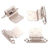 DecoBasics 3/8" Inset Cabinet Hinges Brushed Nickel (25 Pair -50