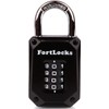 FortLocks Gym Locker Lock - 4 Digit, Heavy Duty, Hardened