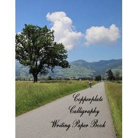 Copperplate Calligraphy Writing Paper Book: 83 Sheet Pages, Copperplate Calligraphy Practice Paper Book