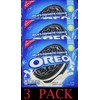 Oreo 3x NABISCO OREO Vanilla Creme Chocolate Sandwich Cookies 13.29