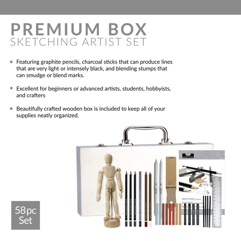 Royal & Langnickel Essentials Sketch Box Set