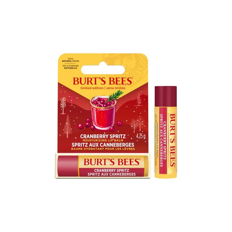 Burts Bees Cranberry Spritz Lip Balm, 4.25 GR