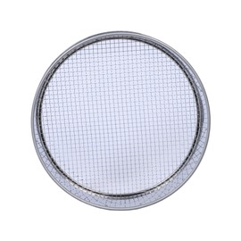 Soil Sifter for Garen -10 inches Soil Sieves for Rocks Compost-Stainless Steel Mesh Sifting Pan (1/12 inch mesh)