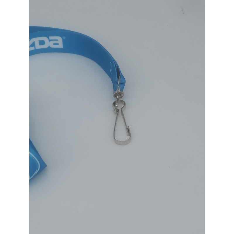 MAZDA Logo Blue Lanyard Key Chain ID Badge Clip Miata