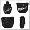 Golf Mallet Square Putter Cover Magnetic Heel-Shaft Headcovers Fits for