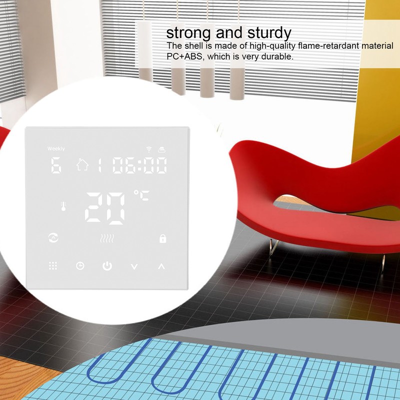 16A Digital Display Smart Thermostat Remote WiFi Temperature Controller for