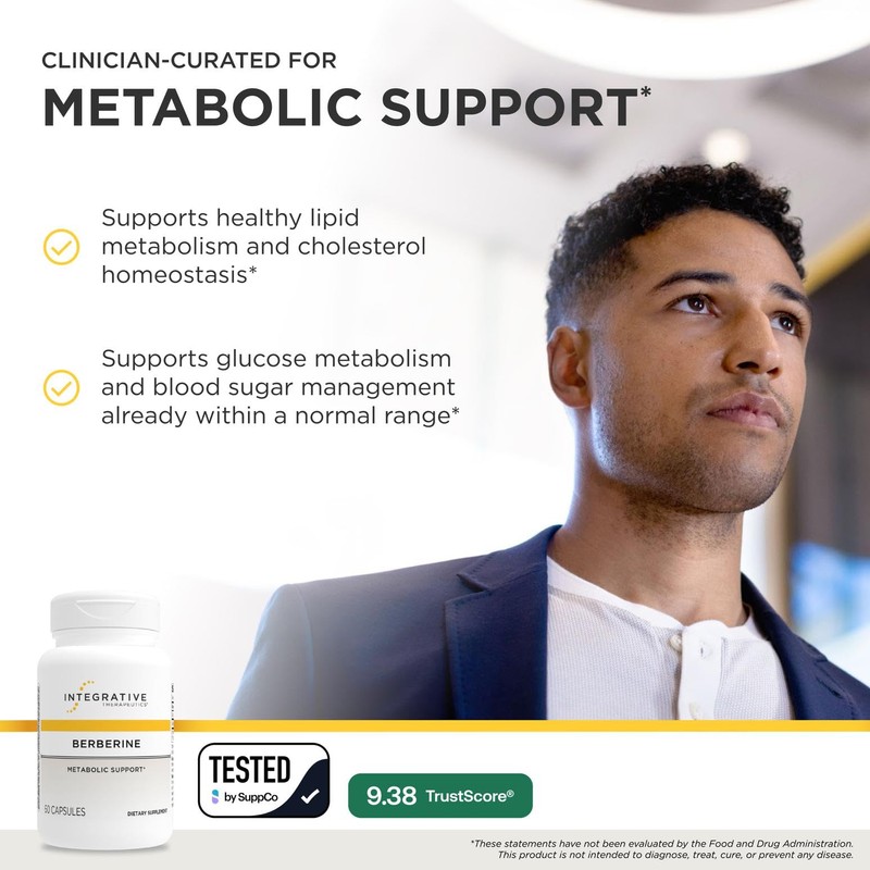 Integrative Therapeutics® Berberine - 1000–1500 mg Daily - Berberine HCL