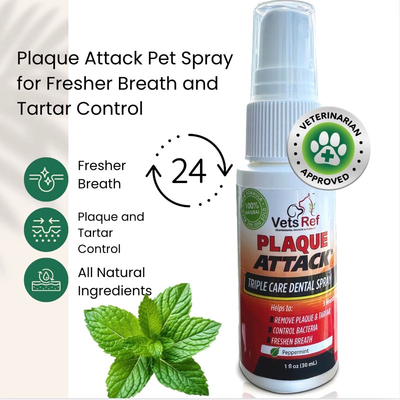 Pet Dental Spray, As Seen on TV, Eliminates Plaque &