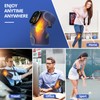 MOAJAZA Cordless Knee Massager with Heat and Vibration, Heating Pad
