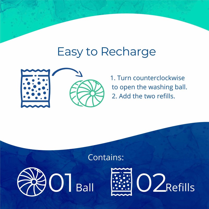 Refill Ecoball - 100 Washes - Up to 4 months