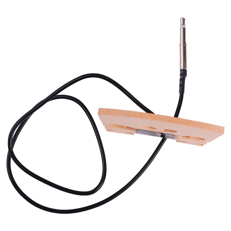 Wooden 4/4 Violin Bridge with Internally Mounted Piezo Pickup High