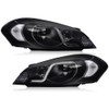 PIT66 LED Headlight Assembly Compatible with Chevy Impala 2006-2013/ Fit