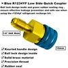 R1234YF Quick Coupler Kit, R1234yf to R134a Adapter,High Low Side