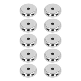 10Pcs Silver NdFeB Magnet Nickel Plating Neodymium Iron Boron Stainless Steel Countersunk Hole Pot Magnet