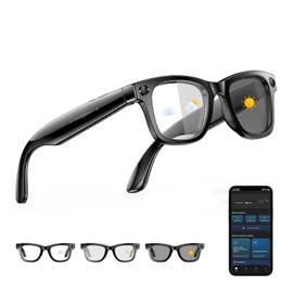 Tulbeys Smart Recording Glasses - 8MP Camera, AI Translation, Bluetooth 5.3