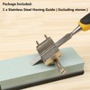 Baitaihem Stainless Steel Honing Guide, Fits Planer Width 1.4" To
