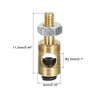 MECCANIXITY Linkage Stoppers Connecting Servo Arm,Adjustable Push Rod with Nut