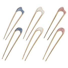 6 Pieces Of U-Shaped Hairpins, Metal French Hairpins, Hairpins, Hairpins And Forks, Hair Styling Accessories, Women'S Hair Decorations