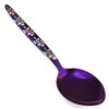 BNAZIND Kunz Purple Spoon | 18/10 Stainless Steel Titanium Shiny