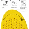 1 Pair Soft Breathable Insoles Elastic Shock Absorbing Full Insoles