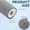 Pangda 4 Pcs 6 ft Pipe Insulation Foam Tube Heat