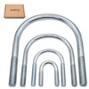 SKIR'CO (Pack of 1) Zinc Plated Round U Bolt M16