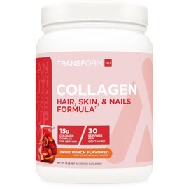 Transformhq Beauty Collagen Porciones Ponche Frutas Fórmula Cabello Piel Uñas