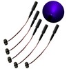 5 Pack Black Light Micro Effects Light 405nm Violet LED