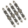 4 Sets Bronze Round Handles Cabinet Single Hole Pulls Furniture