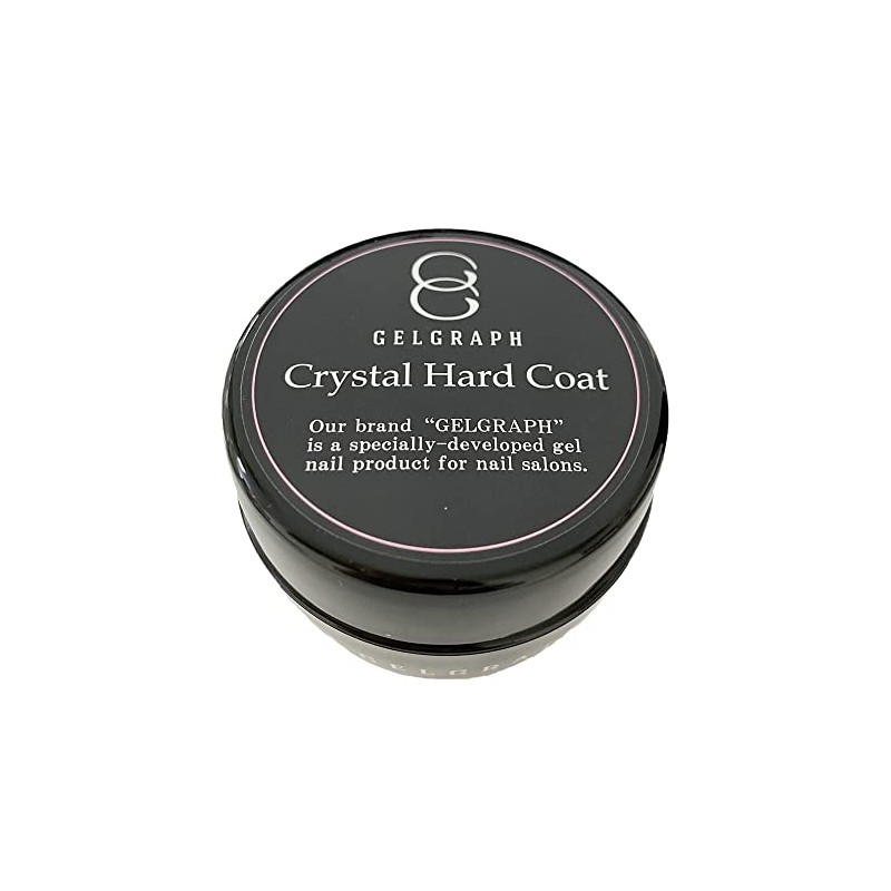 GELGRAPH Crystal Hard Coat, 1.8 oz (50 g), UV/LED Compatible