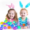 Glowing Easter Eggs Set - 216 Pieces with Mini Glow