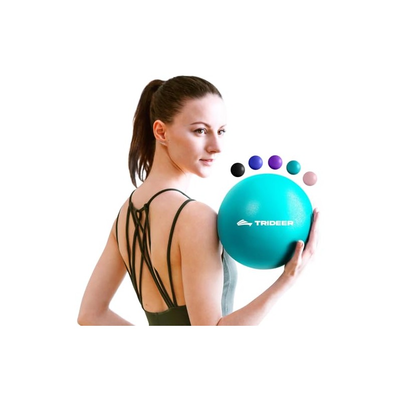 Trideer 9-Inch Pilates Ball for Exercise and Therapy