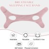ZKGYUS Wiederverwendbare V-Linienmaske,V-Linien-Lifting-Maske, Gesichtslifting-Bandag,Rosa