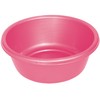 Ybm Home Round Plastic Wash Basin (1147 9.75", Pink)