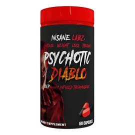 Termognico Psychotic Diablo Insane Labz 60 Cpsulas Sin Sabor