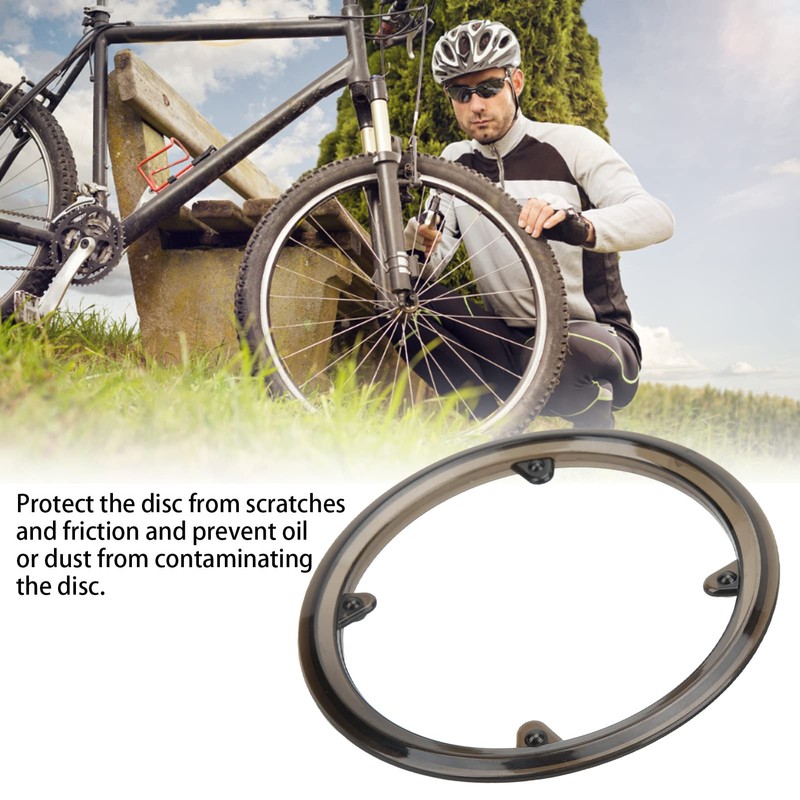 lyrlody Bicycle Chainring Protective Cover, 4-Hole Sprocket Protection, Mountain Bike