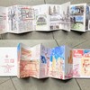 Hoidaai Watercolour Hardback Concertina - Accordion-fold Design - Travel Protable